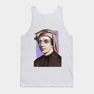 Italian mathematician Fibonacci illustration Tank Top